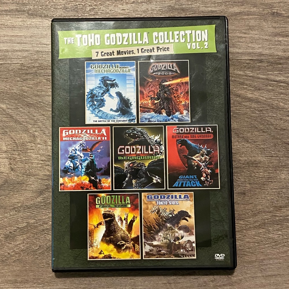 The TOHO Godzilla Collection Volume 2 DVDs